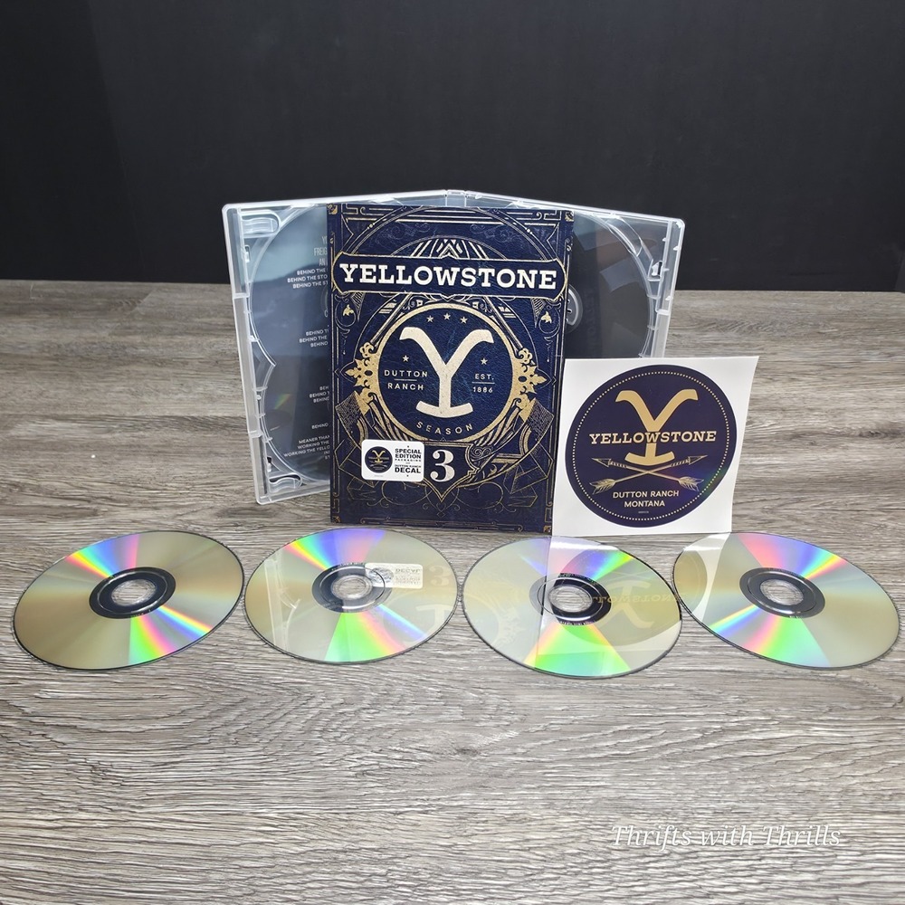 Yellowstone: Season 3 (DVD, 2020) - Picture 4 of 16